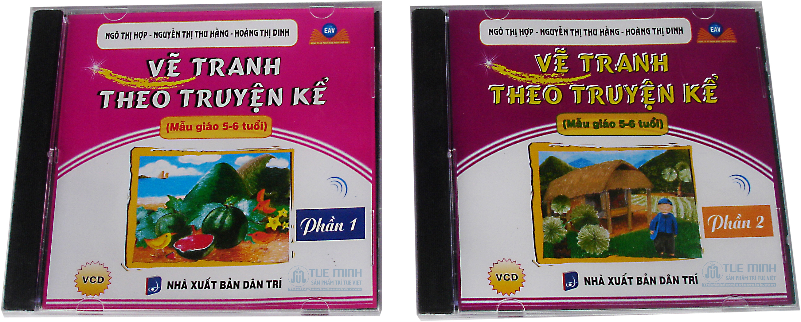 Bộ đĩa VCD vẽ tranh theo truyện kể - MN563121