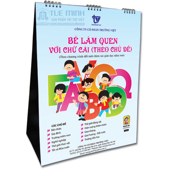 Bé làm quen với chữ cái theo chủ đề - MN2003